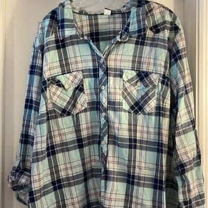 TORRID Flannel Button Down